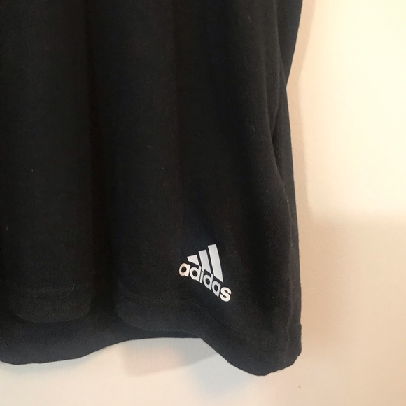 Adidas Black Striped Cotton Tee - Picture 4 of 6
